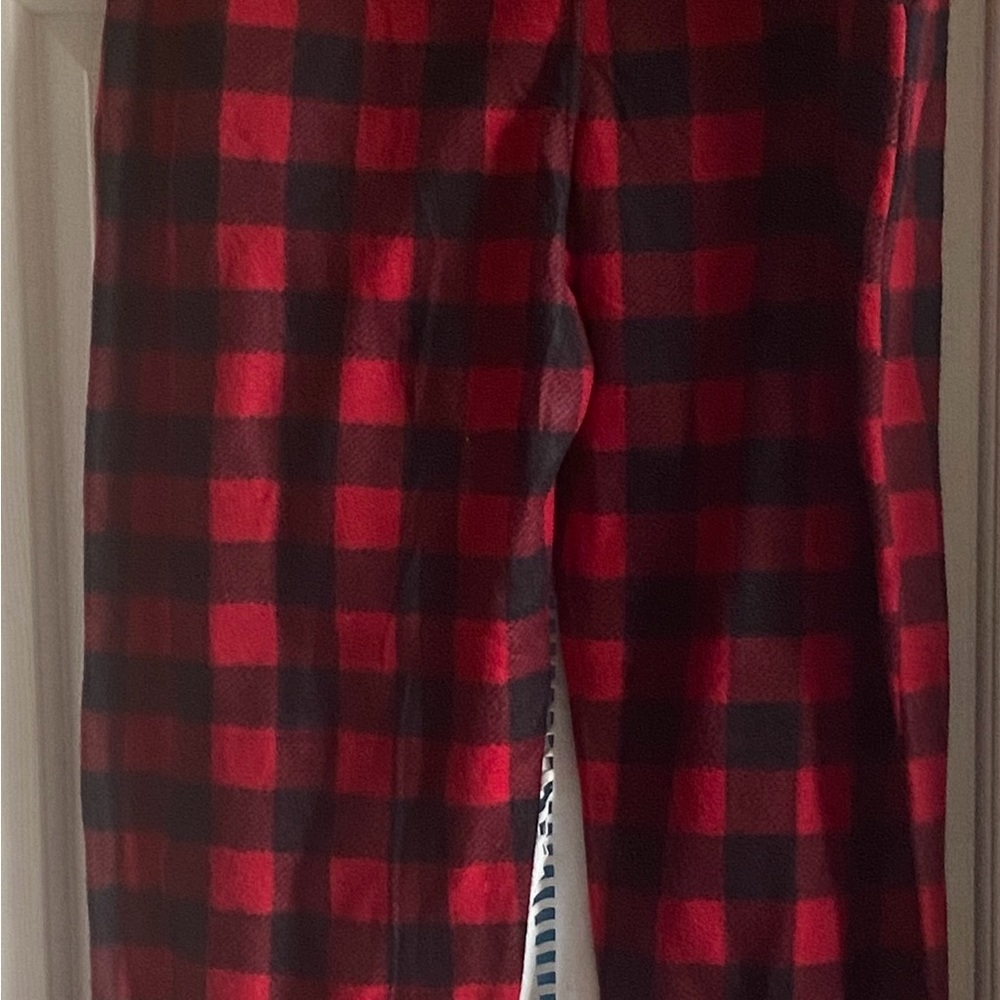 New Red and Black Plaid Pants